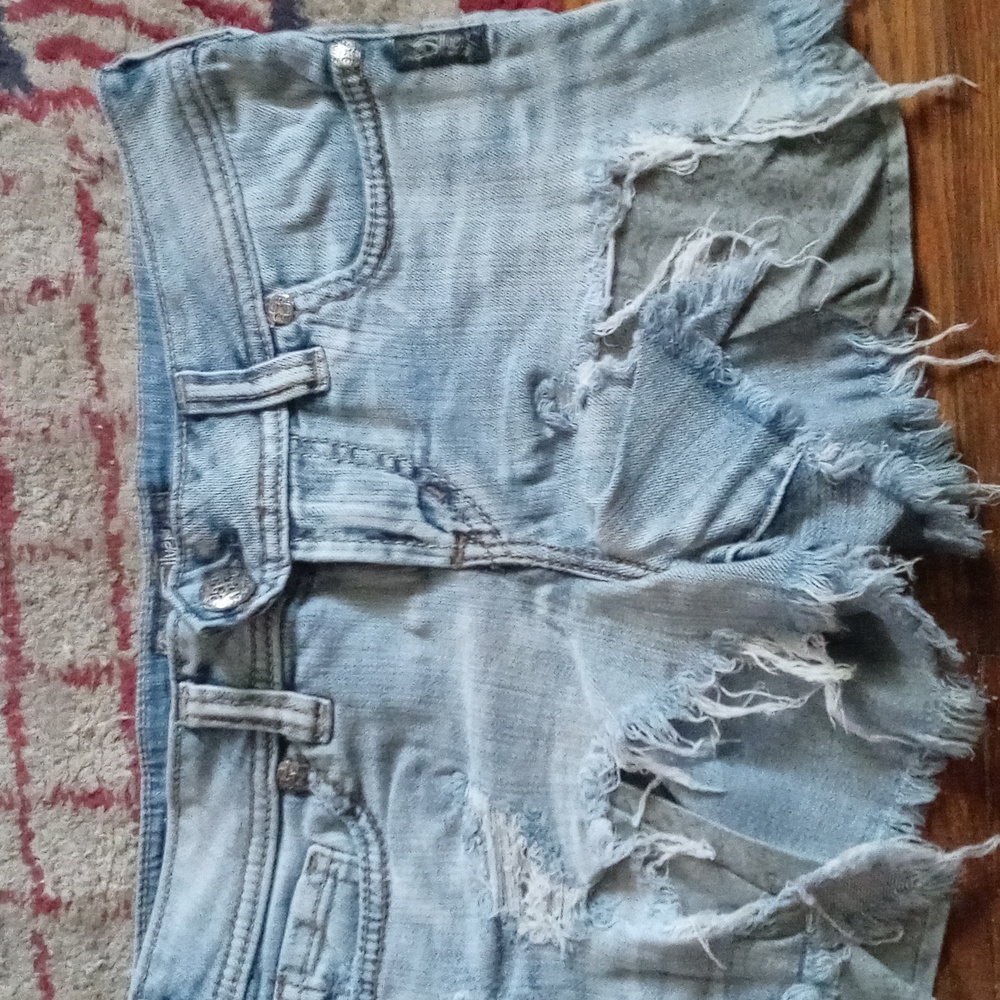 Silver shorts